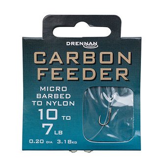 Drennan Carbon Feeder Hooks to Nylon