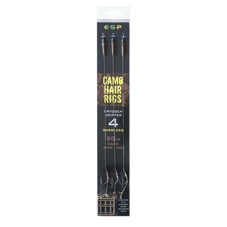 ESP Camo Hair Rig Gripper Barbless