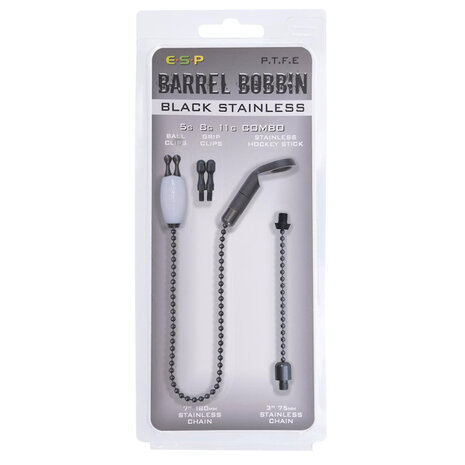 ESP Black Stainless Steel White Bobbin Kit