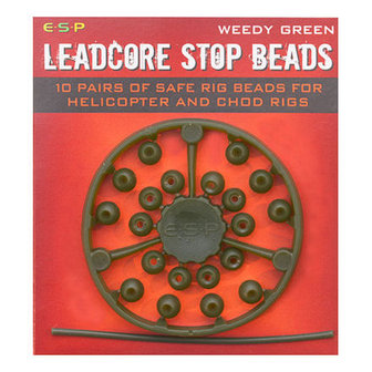 Esp Leadcore Stop Beads Weedy Green