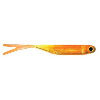 E-Sox Dropshot Lures 7,5cm Big Eye Fry Split Tail Orange