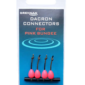 Drennan Dacron Connectors Pink