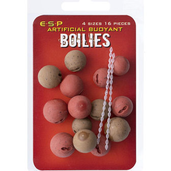 ESP Buoyant Boilies Brown &amp; Red