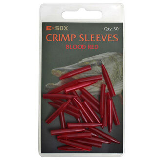 E-Sox Crimp Sleeves Blood Red