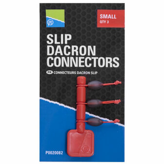 Preston Slip Dacron Connector Small