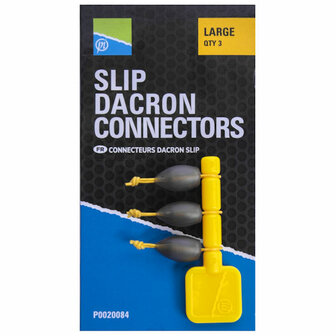 Preston Slip Dacron Connector Large