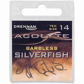 Drennan Acolyte Silverfish Barbless 18