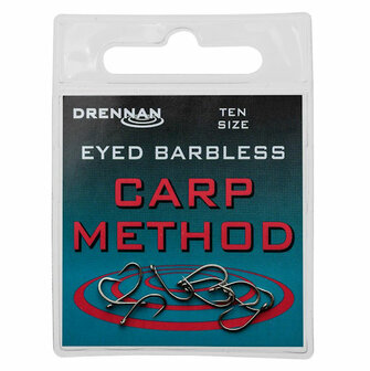 Drennan Carp Method Hooks Barbless 10