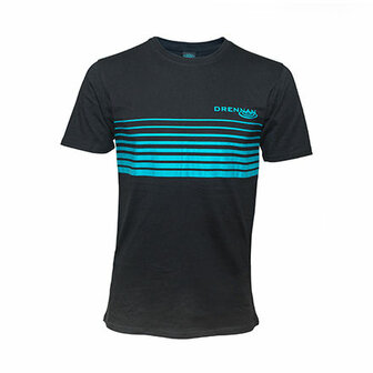 Drennan T-Shirt Aqua/Black 2XL
