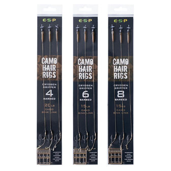 ESP Camo Hair Rig Gripper Barbed