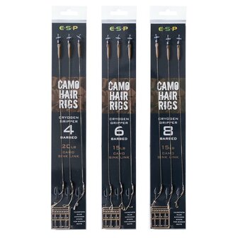 ESP Camo Hair Rig Gripper Barbed