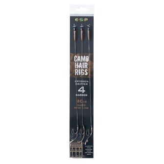 ESP Camo Hair Rig Gripper Barbed
