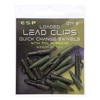ESP Loaded Lead Clip Quick Change Swivels
