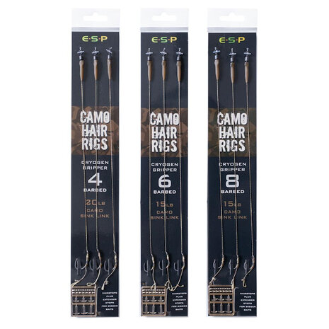 ESP Camo Hair Rig Gripper Barbed