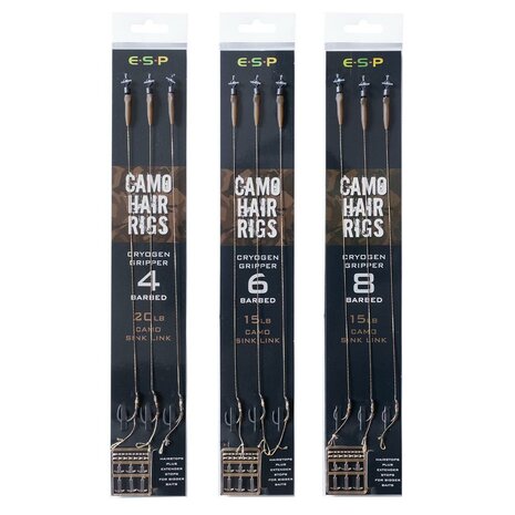 ESP Camo Hair Rig Gripper Barbed