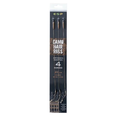 ESP Camo Hair Rig Gripper Barbed