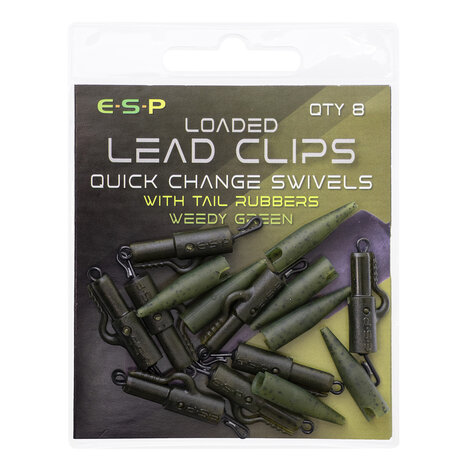 ESP Loaded Lead Clip Quick Change Swivels
